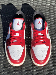 Air Jordan 1 Low Sail Gym Red DC0774-160 Size 12