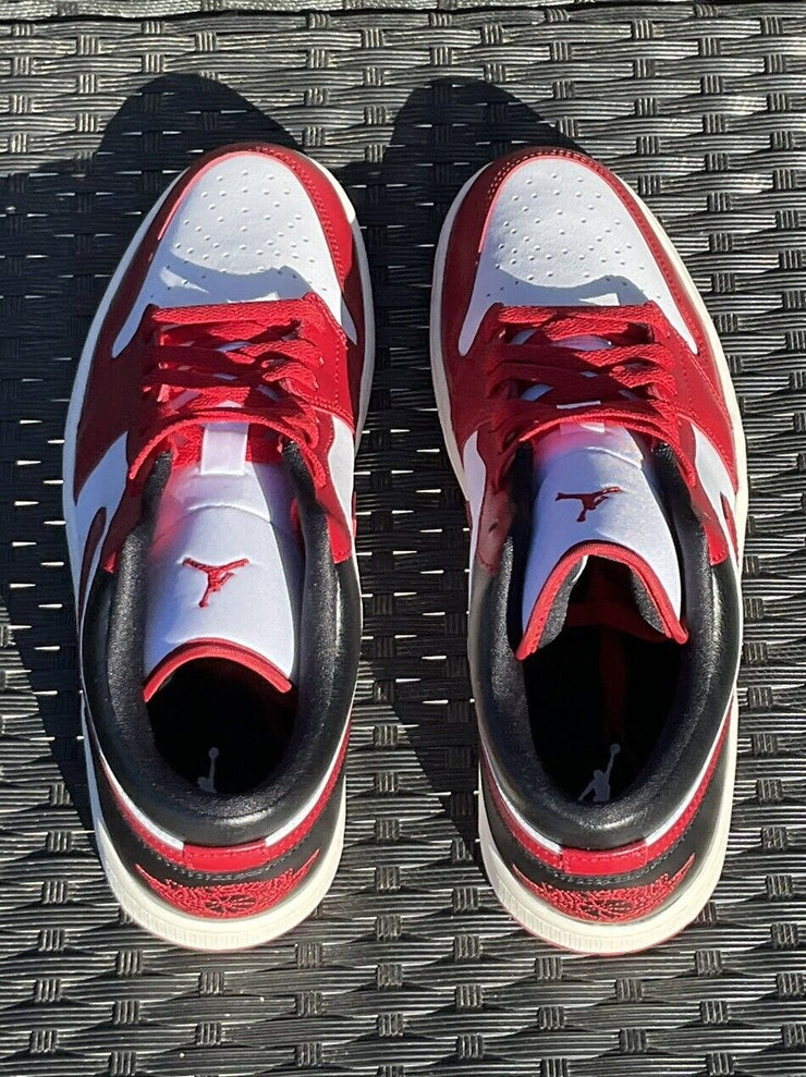 Air Jordan 1 Low Sail Gym Red DC0774-160 Size 12