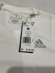 Adidas Women's White Club Tennis Tee Size M L