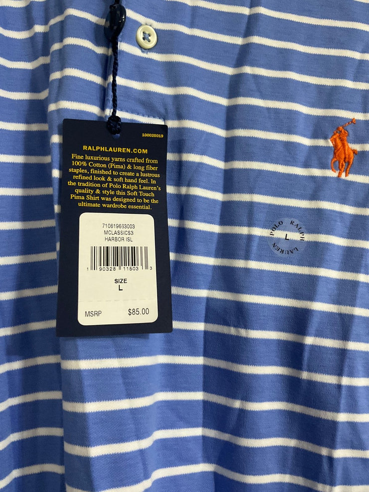 Polo Ralph Lauren Blue w/ White Stripes
