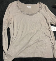 Beige Basic Editions Long Sleeve Shirt