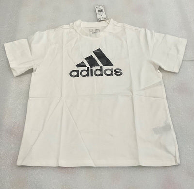Adidas Women's White Grey Camo Logo Tee Size L XL