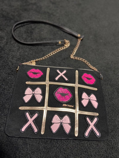 Betsey Johnson Velcro Patch Crossbody