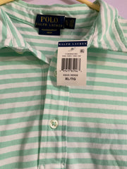 Polo Ralph Lauren Mint w/ White Stripes