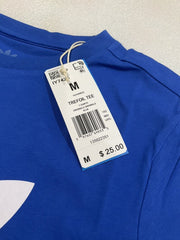 Adidas Kids Blue Trefoil Tee Size M