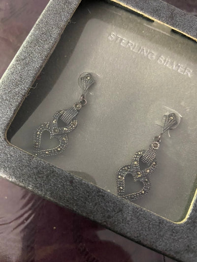 Sterling Silver Heart Earrings