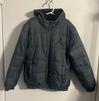 Michael Jordan Boy’s Grey and Black Puff Jacket