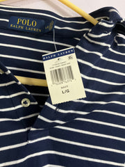 Polo Ralph Lauren Navy w/ White Stripes