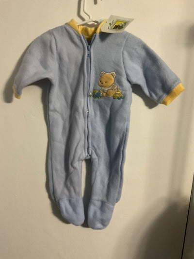 Tuti Fruti Fuzzy Zip Onesie
