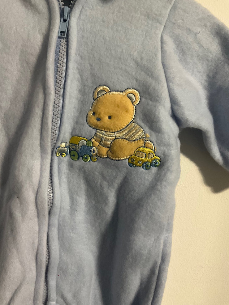 Tuti Fruti Fuzzy Zip Onesie