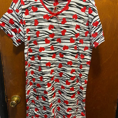 Heart Zebra Nightgown