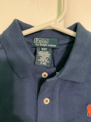 Polo Ralph Lauren Boys Navy Short Sleeve Shirt
