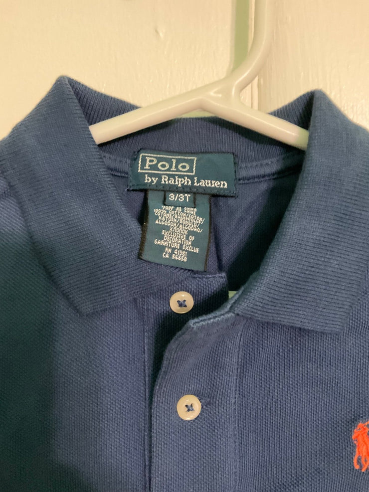 Polo Ralph Lauren Boys Navy Short Sleeve Shirt