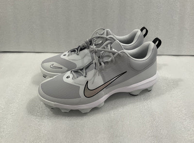 Nike Force Trout 9 Pro MCS Grey White FZ0915-002 Baseball Cleats Size 15