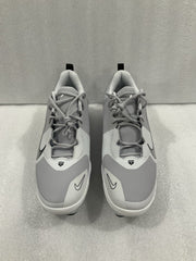 Nike Force Trout 9 Pro MCS Grey White FZ0915-002 Baseball Cleats Size 15