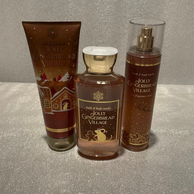 Bath and Body Works Jolly Gingerbread Village Set