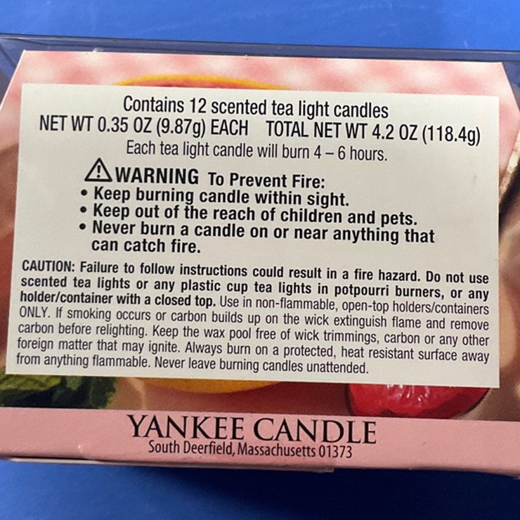 Yankee Candle Pomegranate Tea Lights