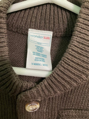 Wonder Kids Boys Brown Sweater