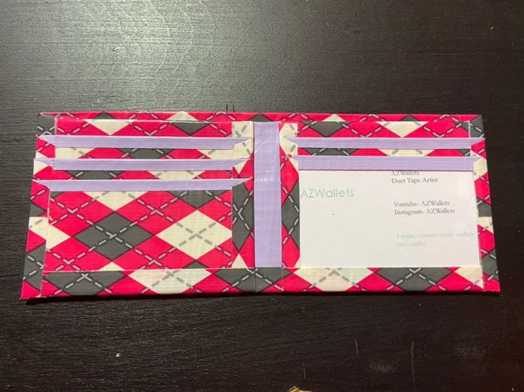 Plaid Duct Tape Wallet