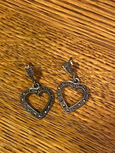 Sterling Silver Heart Earrings