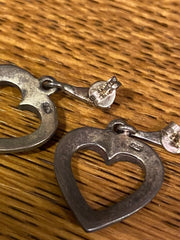 Sterling Silver Heart Earrings