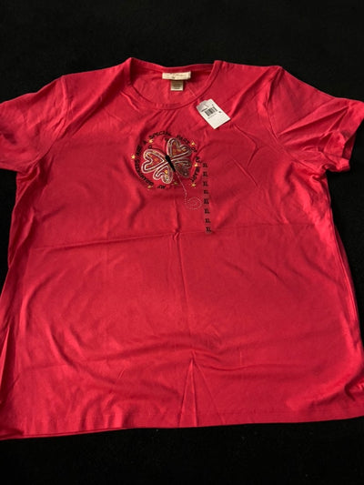 Coral Butterfly Shirt