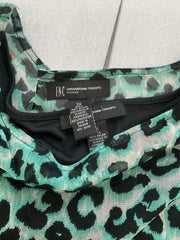INC Women’s Green Teal Leopard Top SIZE 2X
